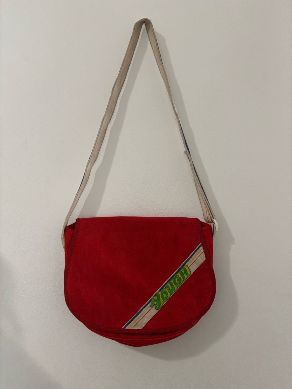 Vintage Pierre Cardin Red Crossbody Bag